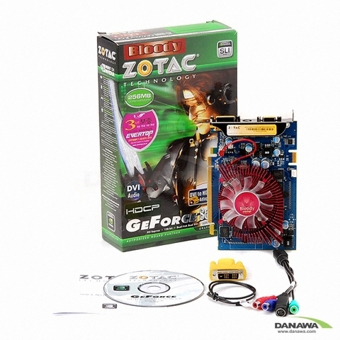 ZOTAC 지포스 8600GT HDMI DDR2 256MB 블러디_이미지