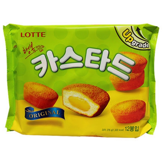 롯데웰푸드 카스타드 오리지널 12개입 276g (1개)