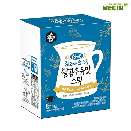 치즈가 쏘오옥 달콤우유맛스틱 1곽 X 15T