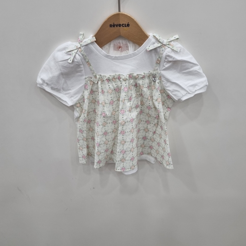 페리미츠 레베끌레 , 꽃나염 뷔스티에 티셔츠 P2522T178_47_IC 42643_P2522T178_47