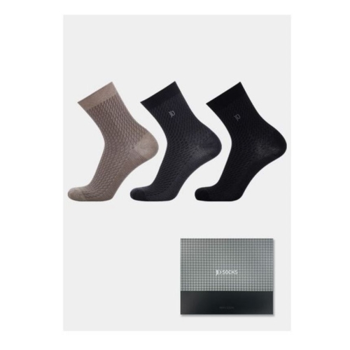 제임스딘 신사 중목 3매 착용감이 좋은 남성 양말 면100 단체환영 JYMOA956_이미지