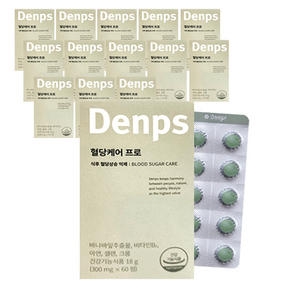 덴프스 혈당케어 프로 300mg 60정 (14개)_이미지