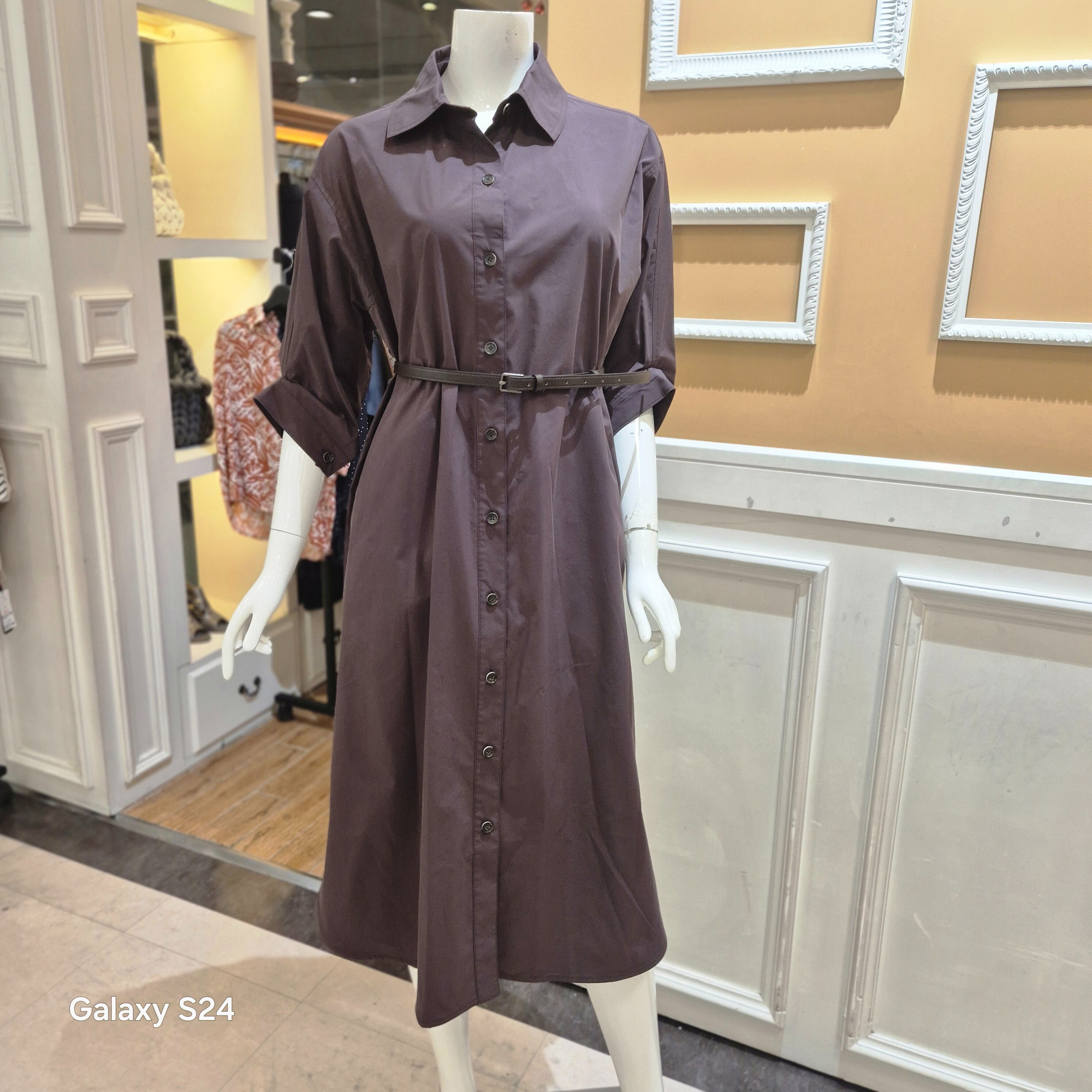 BCBG 가을26 페더스 원피스 B6C8O660