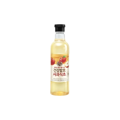 백설 자연발효 사과식초 500ml 3개