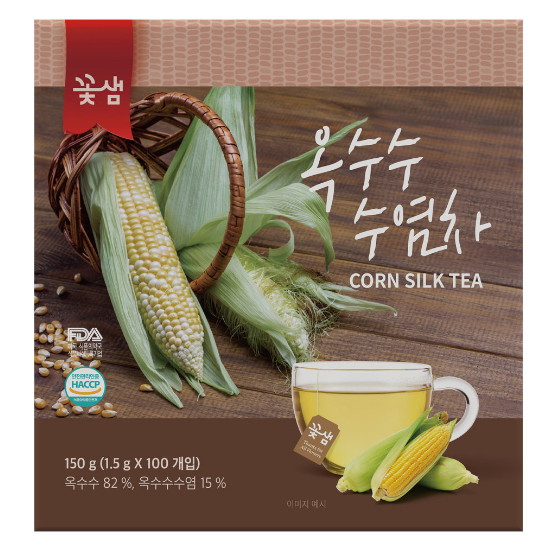 꽃샘식품 옥수수수염차 100T (2개)_이미지