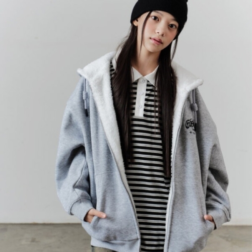 에어워크주니어 에어워크 에어워크 주니어 구리모다남양주 R258B022A특양면더블기모 후드집업G_이미지