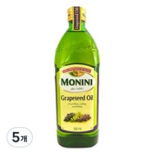 모니니 포도씨유 500ml (5개)