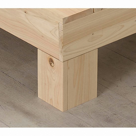 동서가구 페어리 무헤드 편백나무 침대 S (매트별도)_이미지