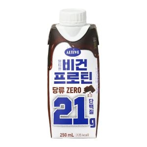 CJ제일제당 얼티브 비건프로틴 초코 250ml (1개)_이미지