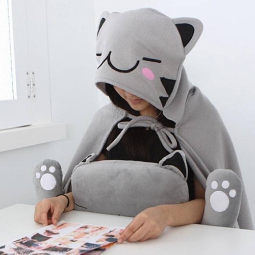  챠밍 고냥이 모자망토 무릎담요 제품이 아닌 가치를 팝니다