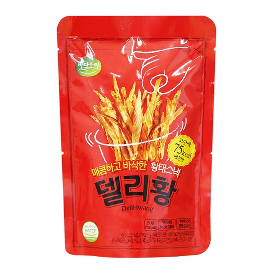 델리황 황태스낵 매운맛 20g 5개