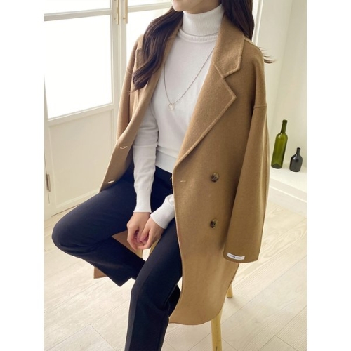 모던 테일러드카라 핸드메이드 코트_M2410CT009D_R