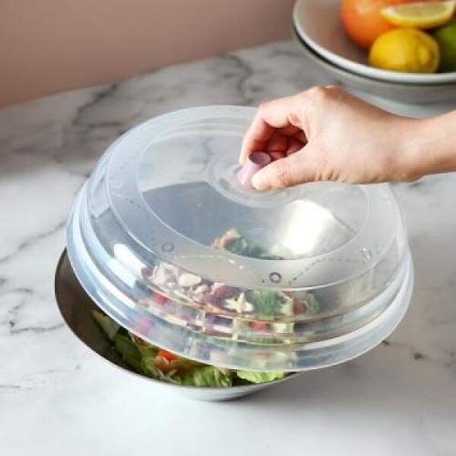 아름다운공간 국내제작 실리콘 전자레인지 용기 접이식덮개 25cm