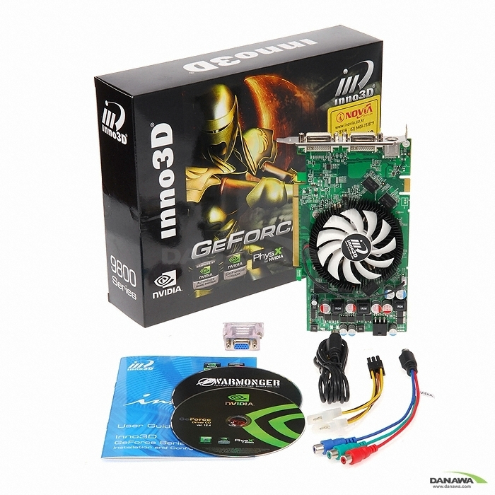INNO3D 지포스 9800GT 512MB 이노팬 워몽거 아이노비아_이미지