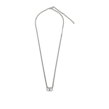 발렌티노 브이 로고 체인 목걸이 J0AG7 MET 172 151115184_이미지