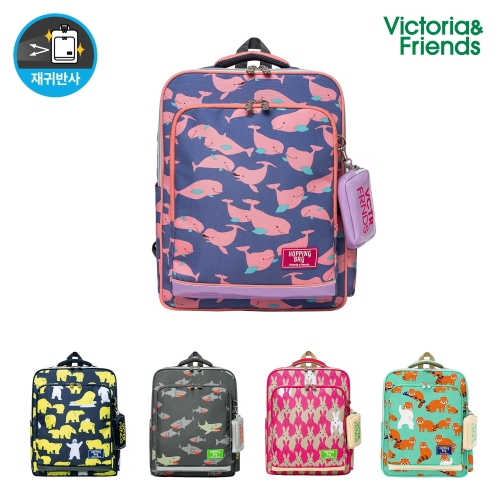  빅토리아앤프렌즈 2021 초등학생 책가방 NEW 호핑백 얼쓰 리플렉션 경량 방수 백팩 초등 학교 가방 입학