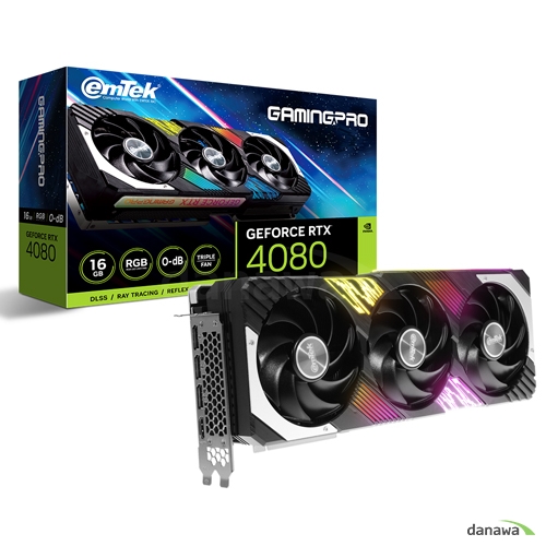 이엠텍 지포스 RTX 4080 GAMINGPRO D6X 16GB