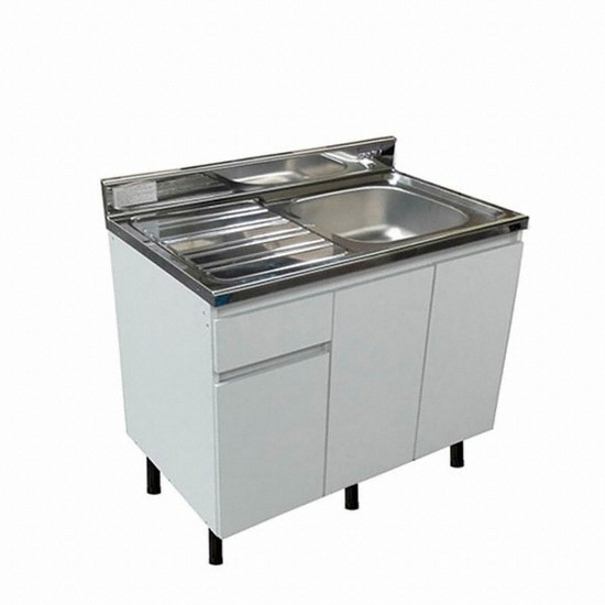 파로마 화이트 개수대 (90cm)_이미지