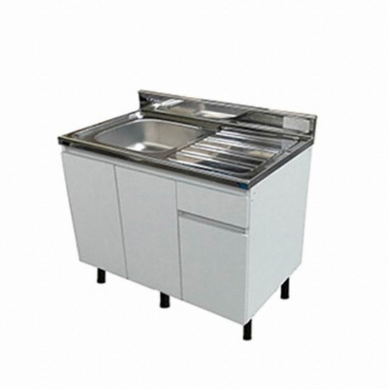 파로마 화이트 개수대 (90cm)