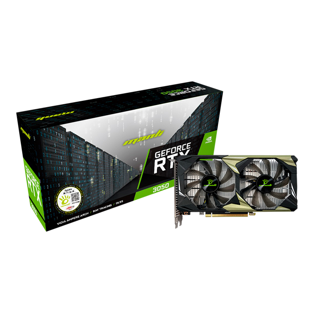 MANLI 지포스 RTX 3050 Nebula Twin D6 6GB 대원씨티에스_이미지