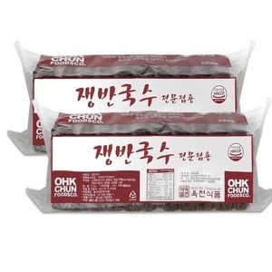 옥천식품 옥천 쟁반 국수 2kgx2개 업소 전문점  옥천냉면 옥천 냉면 쫄면 쟁반국수_이미지