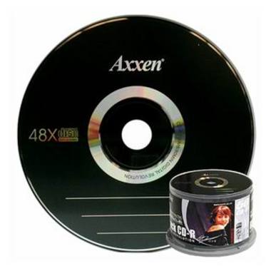 Axxen CD-R 700MB 48x 케익 50장 블랙 이수영SP_이미지