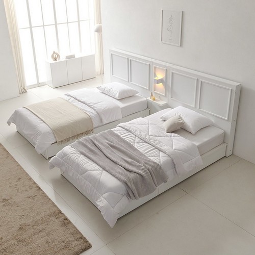 BIF보루네오 KC752 트윈 침대 SS+SS+중앙패널