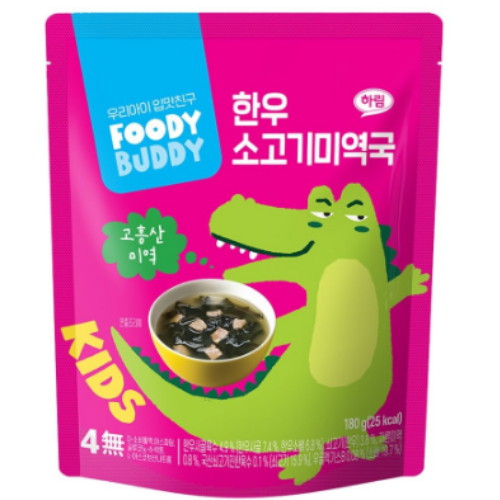 하림 푸디버디 한우 소고기미역국 180g