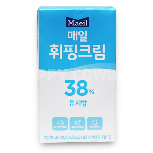 매일유업 휘핑크림 38% 1L (1개)