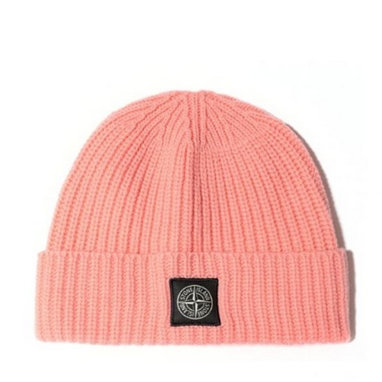 스톤아일랜드 로고 울 비니 7715N10B5 (V0083, 피치)_이미지