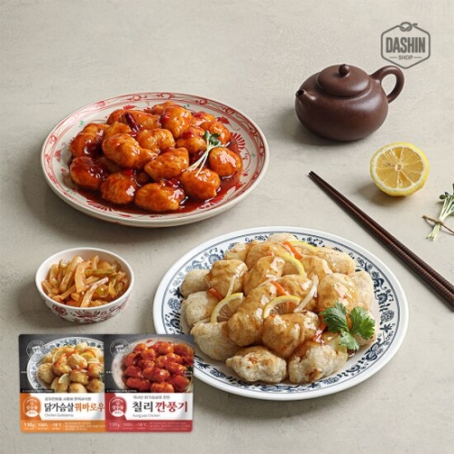 퍼니엠 다신샵 성수동905 닭가슴살 꿔바로우 + 칠리깐풍기 혼합20팩_이미지