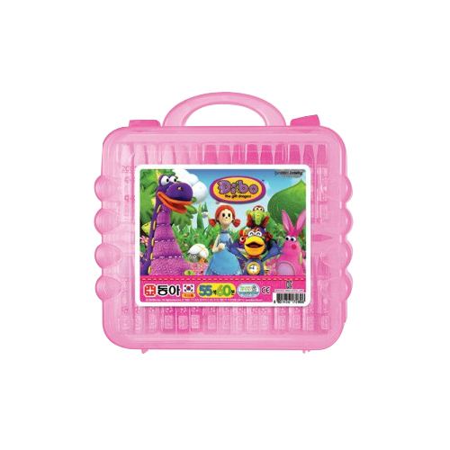 동아 디보 크레파스 55색