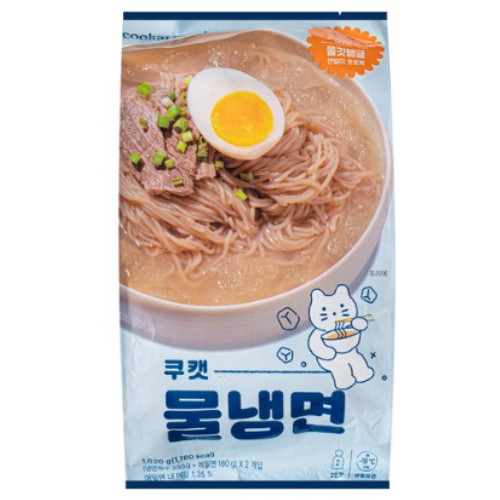 쿠캣 물냉면 1.02kg (2개)_이미지