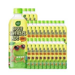 웅진식품 자연은 애플 셔벗에이드 제로 500ml (24개)_이미지