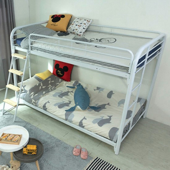 에보니아 라이프 철재메탈 B형 2층침대 (그린폼볼라텍스)_이미지