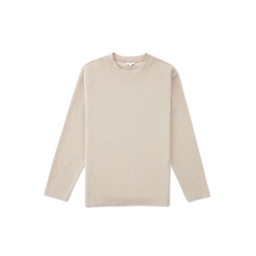 DIEMS 사카리바 라운드 티셔츠_베이지_DTSUA01CSD