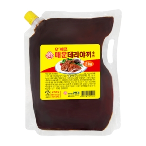 오뚜기 오쉐프 매운데리야끼소스 2kg (3개)