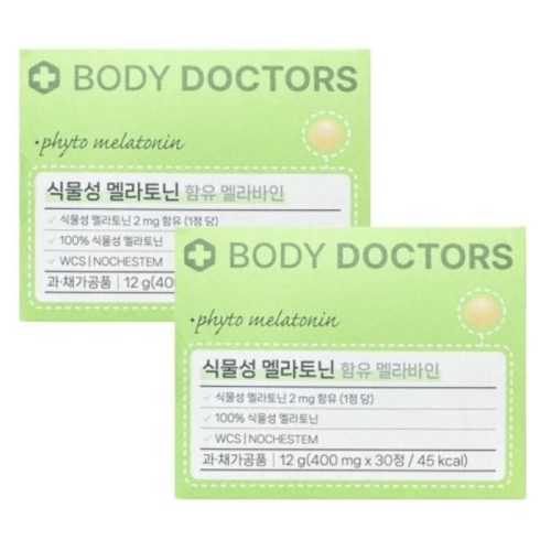 바디닥터스 식물성 멜라토닌 함유 멜라바인 30정 (2개)_이미지