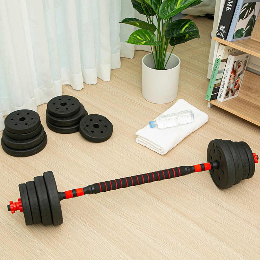 쿠팡 코멧 무게조절 덤벨 바벨 세트 (28kg)