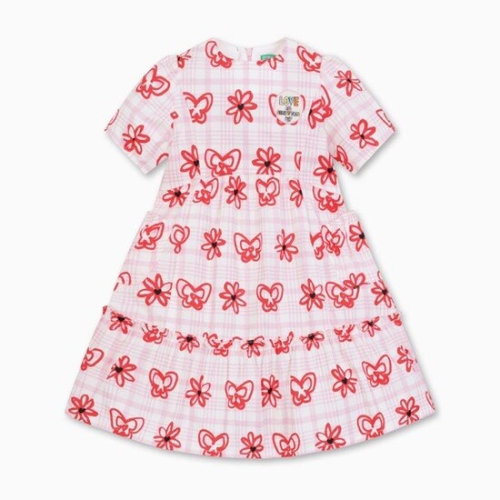 키즈 체크나비원피스 QAOP11411 PK