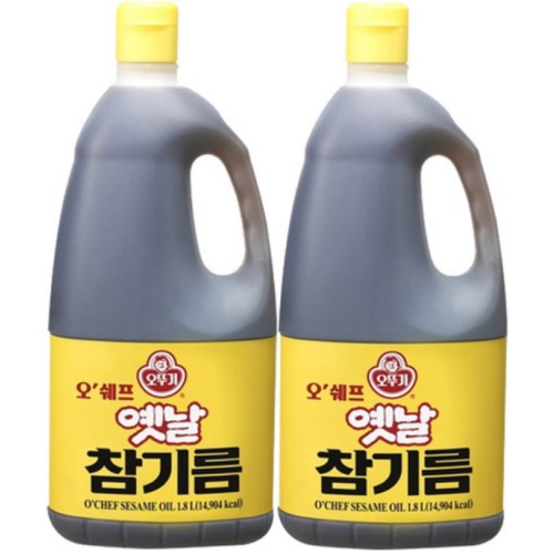 오쉐프 옛날 참기름 1.8L (2개)_이미지