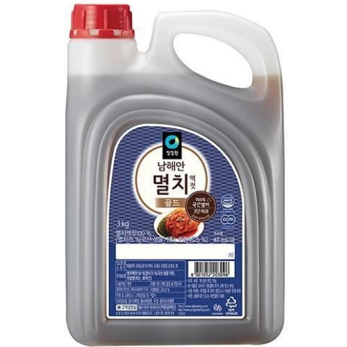 청정원 남해안 멸치액젓 골드 3kg (4개)_이미지