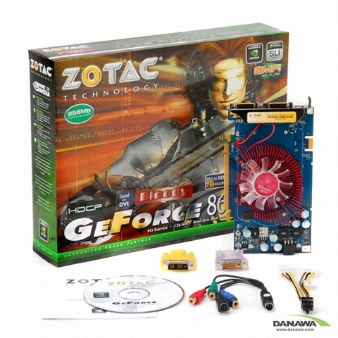 ZOTAC 지포스 8600GTS AMP Edition HDMI 256MB 블러디_이미지