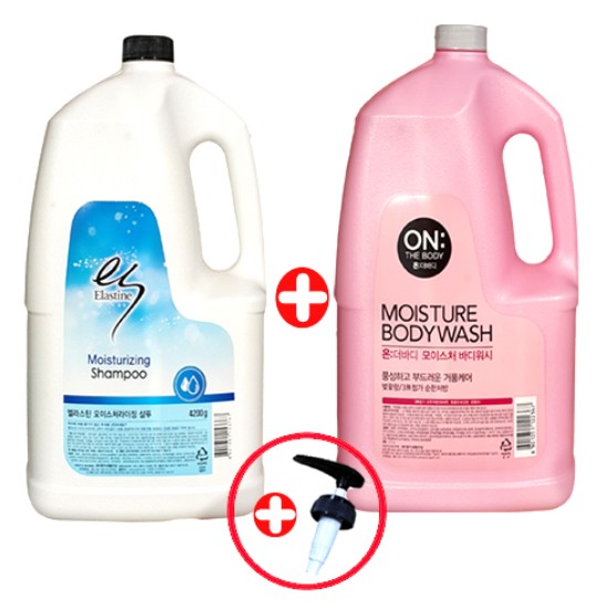 대용량 샴푸+온더바디 2종 세트
