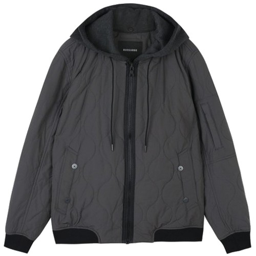 버커루 후드레이어드 퀼팅점퍼 B204JP020P_이미지