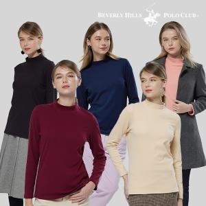 비버리힐즈폴로클럽 여성 찰떡 기모 모크넥 5종_이미지