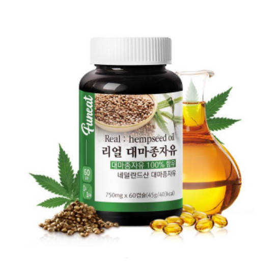 퍼니트 리얼 대마종자유 60캡슐 (3개)_이미지