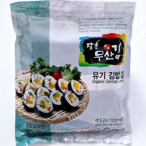 장흥무산김 유기 김밥김 전장 100매 (1개)_이미지