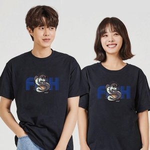 키밍 미꾸라지 메이커커플티 반팔옷 W68C348