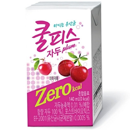 동원F&B 쿨피스 자두 제로 140ml (48개)